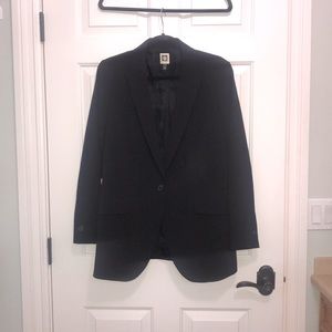 Black Anne Klein classic blazer